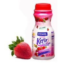 Probiotic Low Fat Strawberry Kefir 8 Ounce